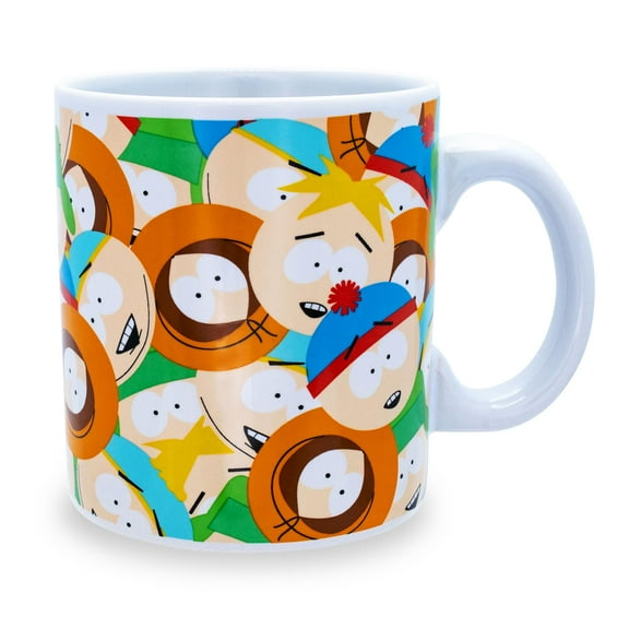 South Park Character Faces Ceramic Mug | Holds 20 Ounces
