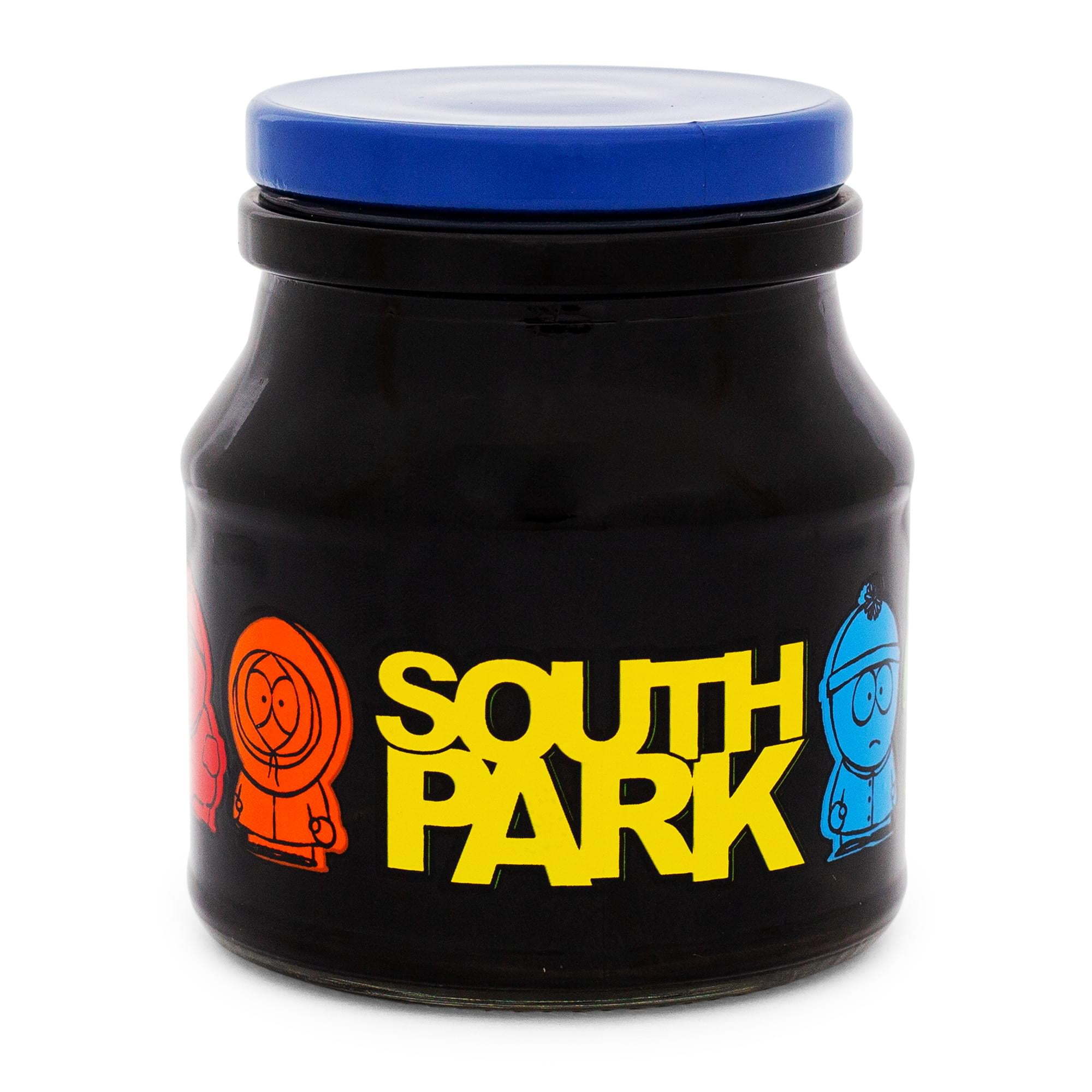 South Park Characters Glass Storage Jar With Lid | Holds 5 Ounces ...
