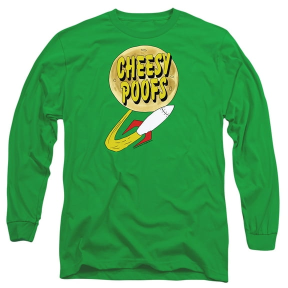 South Park Cheesy Poofs Unisex Adult Long-Sleeve T Shirt,Cheesy Poofs, Large