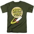 thumbnail image 1 of South Park Cheesy Poofs Unisex Adult T-Shirt, Military Green, X-Large, 1 of 6