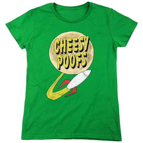 South Park Cheesy Poofs Women's T Shirt,Cheesy Poofs, Large