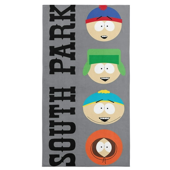 South Park Core Four Friends Microfiber Beach Towel 30x60 inches