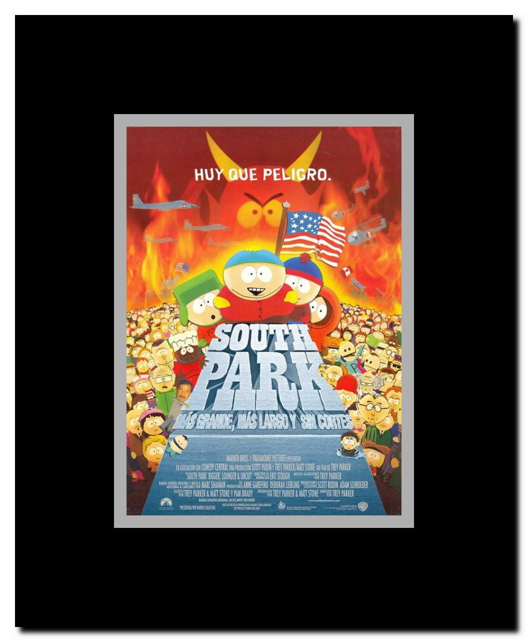 South Park Framed Movie Poster