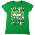thumbnail image 1 of South Park Full Cast Women's T Shirt,Kelly Green, Large, 1 of 6