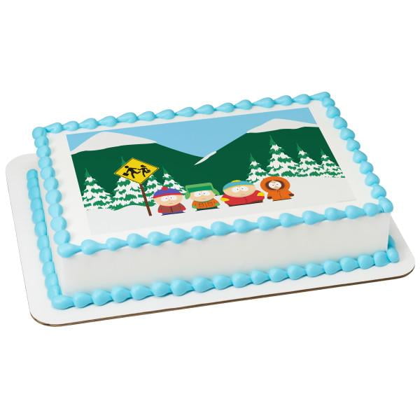 South Park - Edible Birthday Cake OR Cupcake Topper – Edible