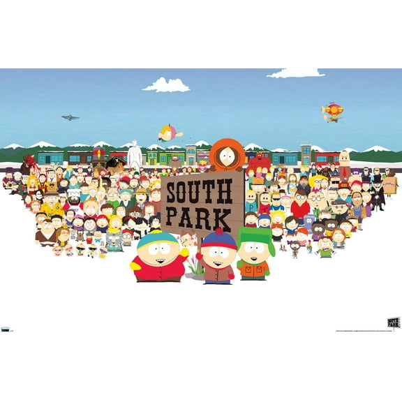 South Park - Horizontal Key Art Wall Poster, 22.375" x 34"