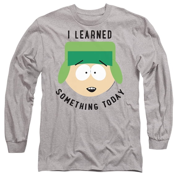 South Park I Learned Something Today Unisex Adult Long-Sleeve T Shirt,I Learned Something Today, Large