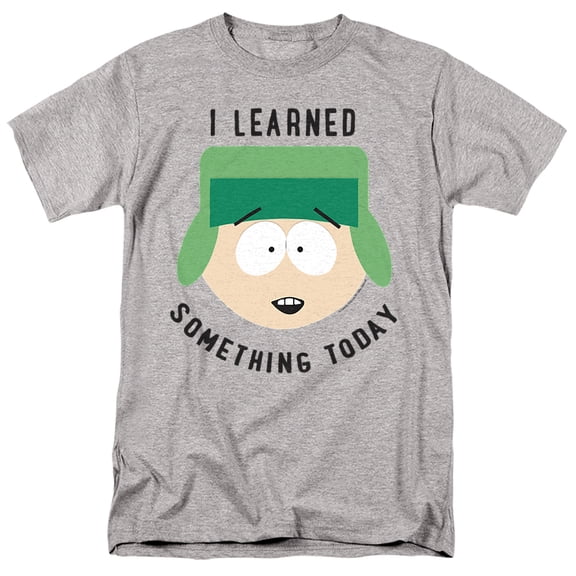 South Park I Learned Something Today Unisex Adult T-Shirt, I Learned Something Today, Large