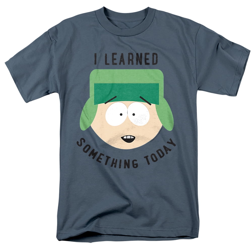 South Park I Learned Something Today Unisex Adult T-Shirt, Slate, Small ...