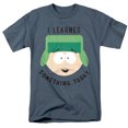 thumbnail image 1 of South Park I Learned Something Today Unisex Adult T-Shirt, Slate, X-Large, 1 of 6