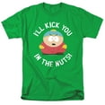 thumbnail image 1 of South Park Kick You in The Nuts Unisex Adult T-Shirt, Kelly Green, Medium, 1 of 6