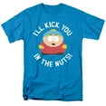 thumbnail image 1 of South Park Kick You in The Nuts Unisex Adult T-Shirt, Turquoise, 3X-Large, 1 of 6
