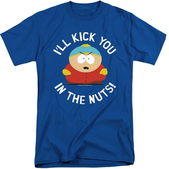 South Park Kick You in The Nuts Unisex Adult Tall T Shirt,Kick You in The Nuts, 3X-Large