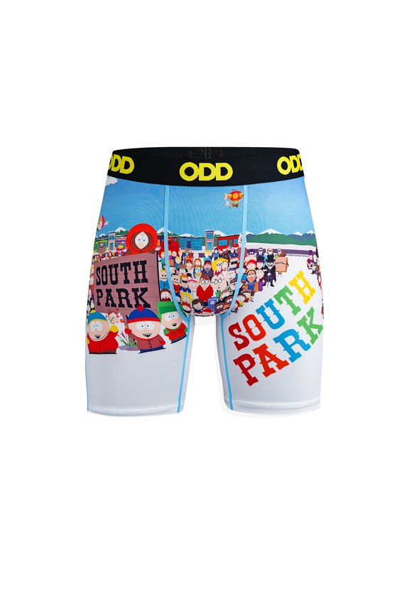 - South Park Men's Boxer Briefs – Bold Cartoon Mash-Up | Large