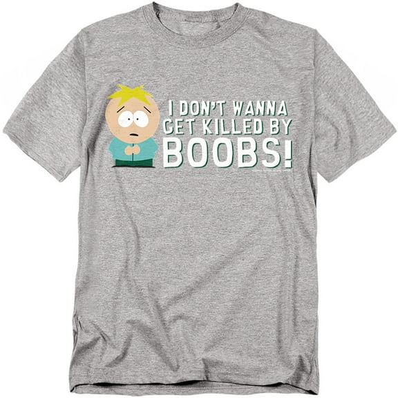 South Park T-Shirt Killed By Boobs Unisex Graphic Tee For Men & Women