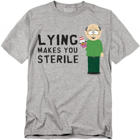 South Park T-Shirt Lying Makes You Sterile Unisex Graphic Tee For Men & Women