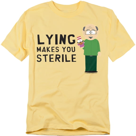 South Park T-Shirt Lying Makes You Sterile Unisex Graphic Tee For Men & Women