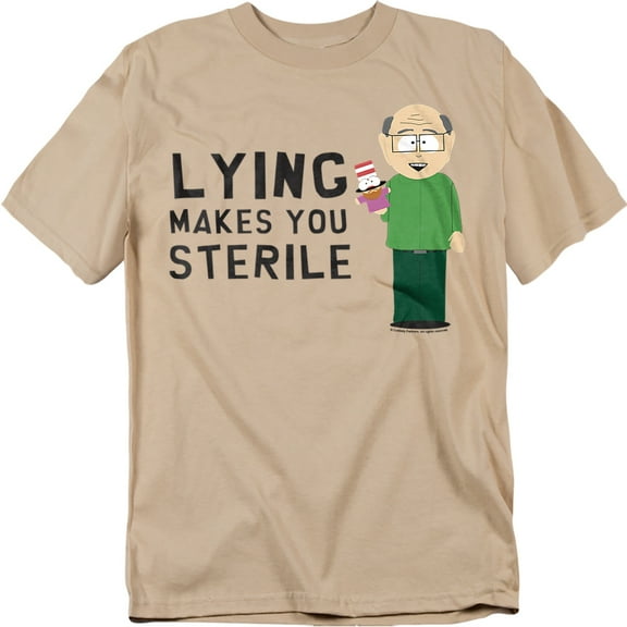 South Park T-Shirt Lying Makes You Sterile Unisex Graphic Tee For Men & Women