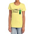 thumbnail image 1 of South Park Lying Makes You Sterile Women's T Shirt,Banana, Medium, 1 of 6