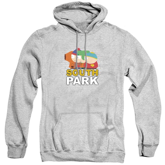 South Park Lyrics Unisex Adult Pull-Over Hoodie,Athletic Heather, X-Large