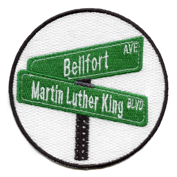 South Park MLK Bellfort Street Sign Houston Embroidered Iron On Patch