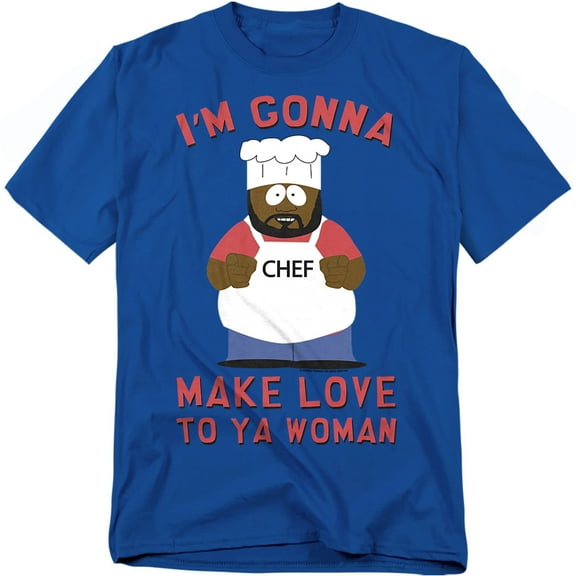 South Park Make Love Unisex Adult T-Shirt, Royal, Small