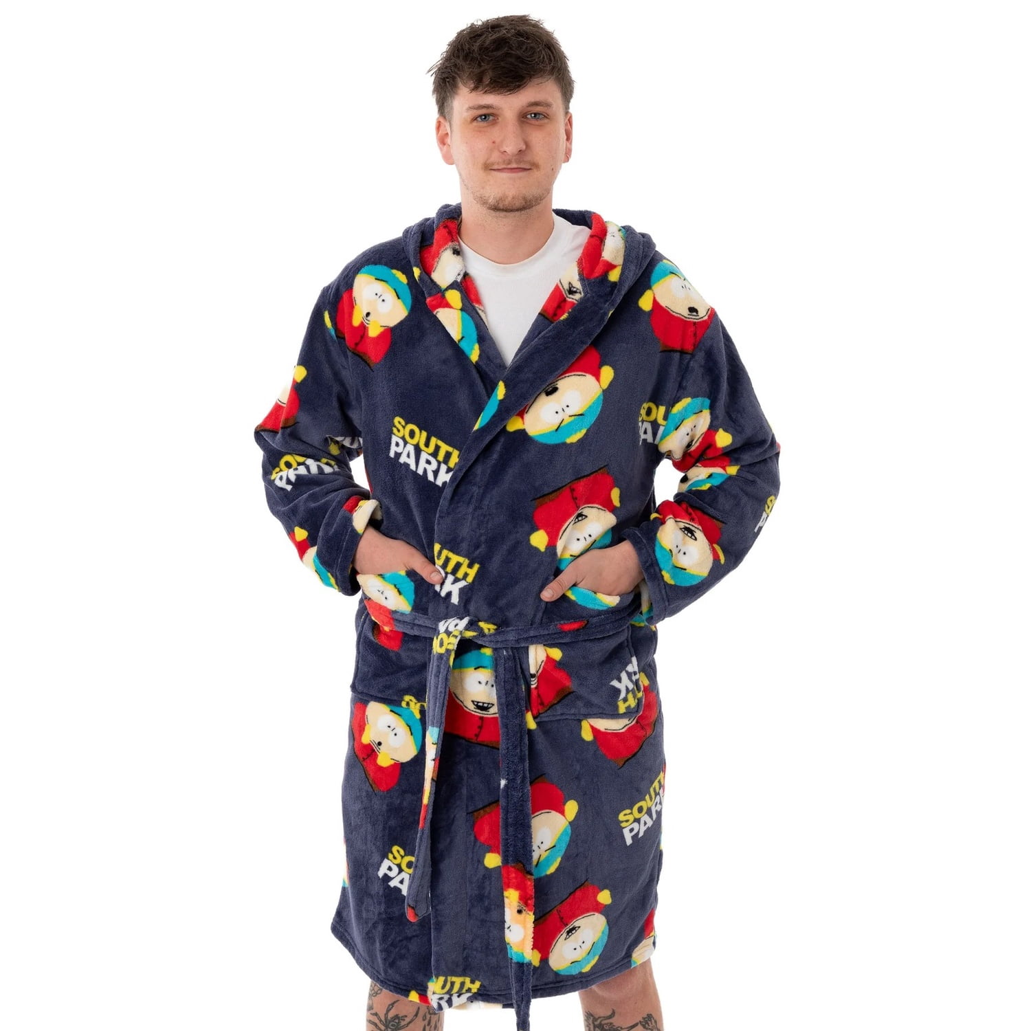 South Park Mens Eric Cartman Hooded Robe - Walmart.com