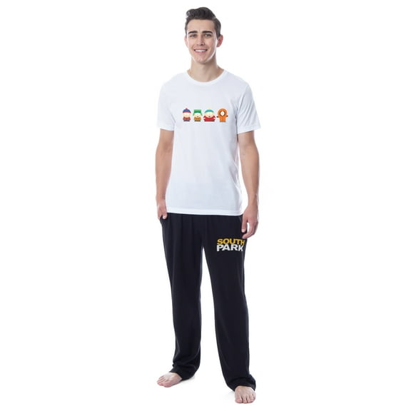South Park Mens' TV Show Series Stan Kyle Cartman Kenny Sleep Pajama Set