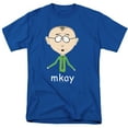thumbnail image 1 of South Park Mr. Mackey Mkay Unisex Adult T Shirt (3X-Large) Royal, 1 of 6