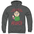 thumbnail image 1 of South Park No Stupid Questions Unisex Adult Pull-Over Hoodie,Charcoal, Small, 1 of 6