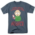 thumbnail image 1 of South Park No Stupid Questions Unisex Adult T-Shirt, Slate, Small, 1 of 6