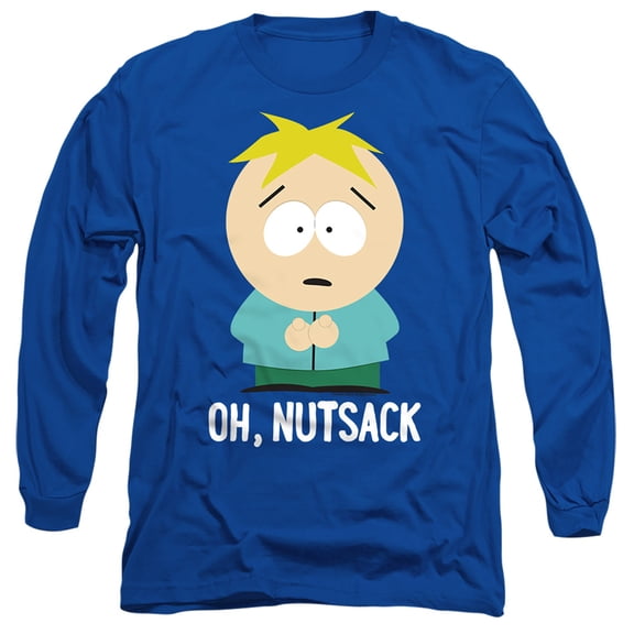 South Park Oh Nutsack Unisex Adult Long-Sleeve T Shirt,Oh Nutsack, Medium
