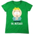 thumbnail image 1 of South Park Oh Nutsack Women's T Shirt,Kelly Green, X-Large, 1 of 6