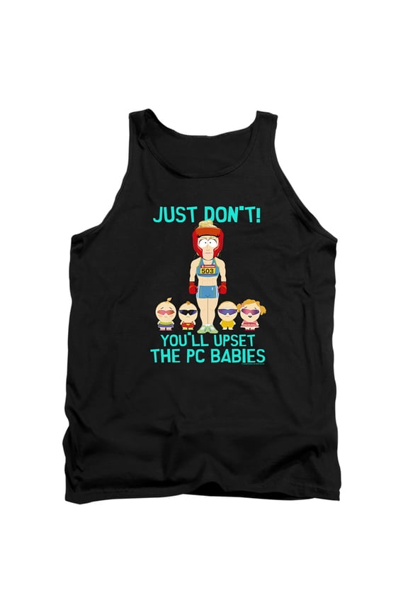 South Park PC Babies Unisex Adult Tank Top,PC Babies, 2X-Large
