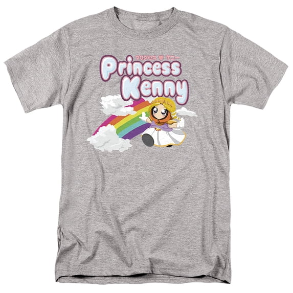 South Park Princess Kenny Unisex Adult T-Shirt, Athletic Heather, 2X-Large