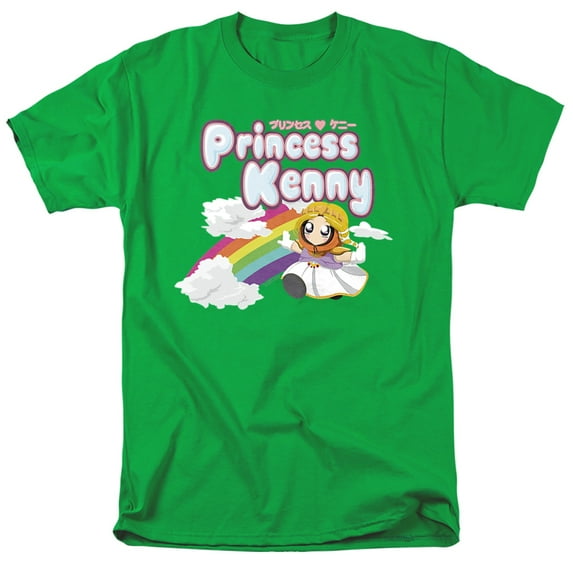 South Park Princess Kenny Unisex Adult T-Shirt, Kelly Green, Medium