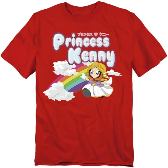 South Park Princess Kenny Unisex Adult T-Shirt, Red, Large