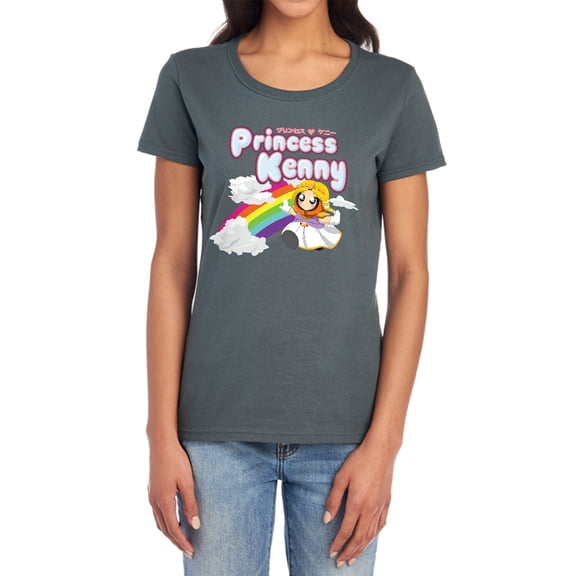 South Park Princess Kenny Women's T Shirt,Charcoal, Large