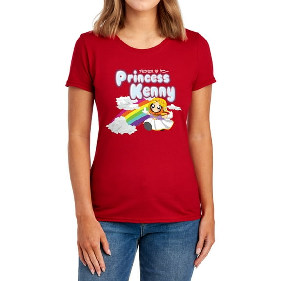 South Park Princess Kenny Women's T Shirt,Red, 2X-Large