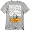 thumbnail image 1 of South Park Professor Chaos Unisex Adult T-Shirt, Athletic Heather, Large, 1 of 6