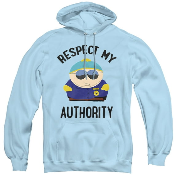 South Park Respect Unisex Adult Pull-Over Hoodie,Respect, Large