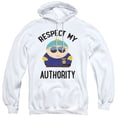 thumbnail image 1 of South Park Respect Unisex Adult Pull-Over Hoodie,White, 3X-Large, 1 of 6