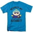 thumbnail image 1 of South Park Respect Unisex Adult T-Shirt, Turquoise, Large, 1 of 6