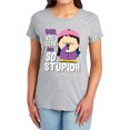 thumbnail image 1 of South Park So Stupid Women's T Shirt,Athletic Heather, Large, 1 of 6