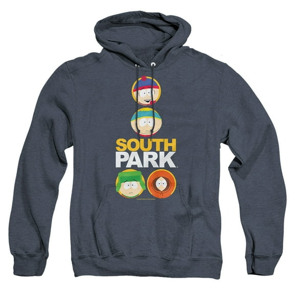 South Park Solid Circles Unisex Adult Pull-Over Heather Hoodie,Solid Circles, Medium