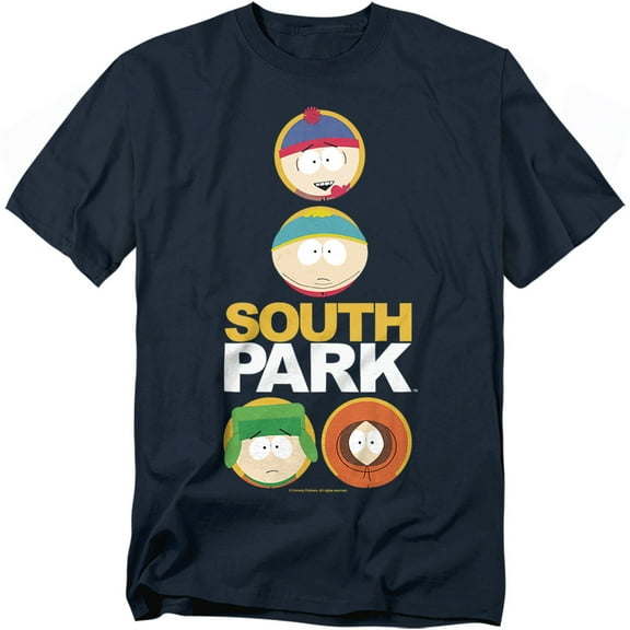 South Park T-Shirt Solid Circles Unisex Graphic Tee For Men & Women