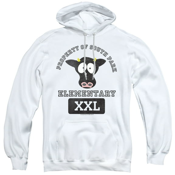 South Park South Park Cows Unisex Adult Pull-Over Hoodie,White, Small