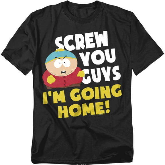South Park T-Shirt Cartman Screw You Guys Unisex Graphic Tee For Men & Women