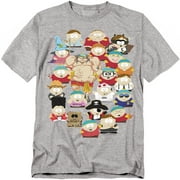 South Park T-Shirt Many Faces of Cartman Unisex Graphic Tee For Men & Women