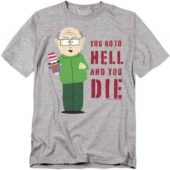South Park T-Shirt Mr. Garrison Hell Unisex Graphic Tee For Men & Women